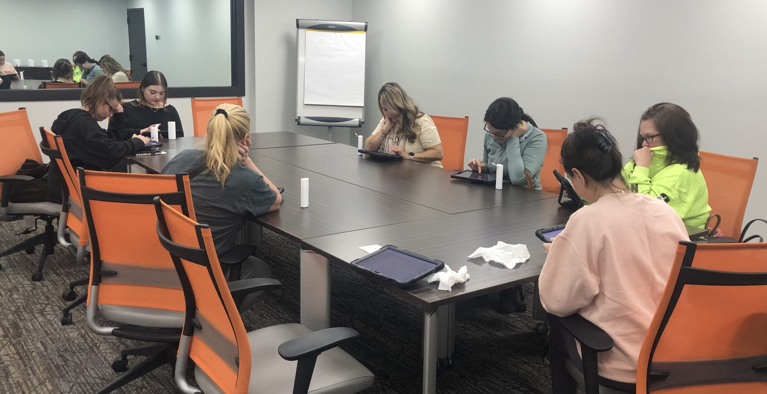 focus group at table